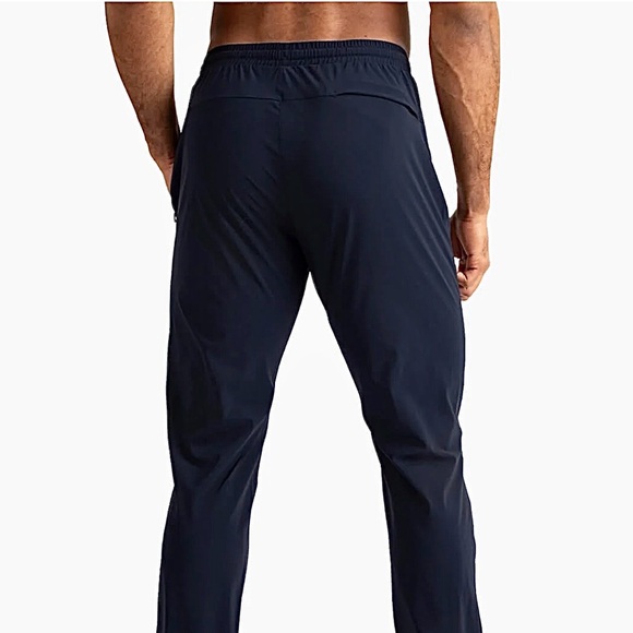 UNRL × BG Performance Men's Golf Pants Navy Blue Size Small - Picture 2 of 9